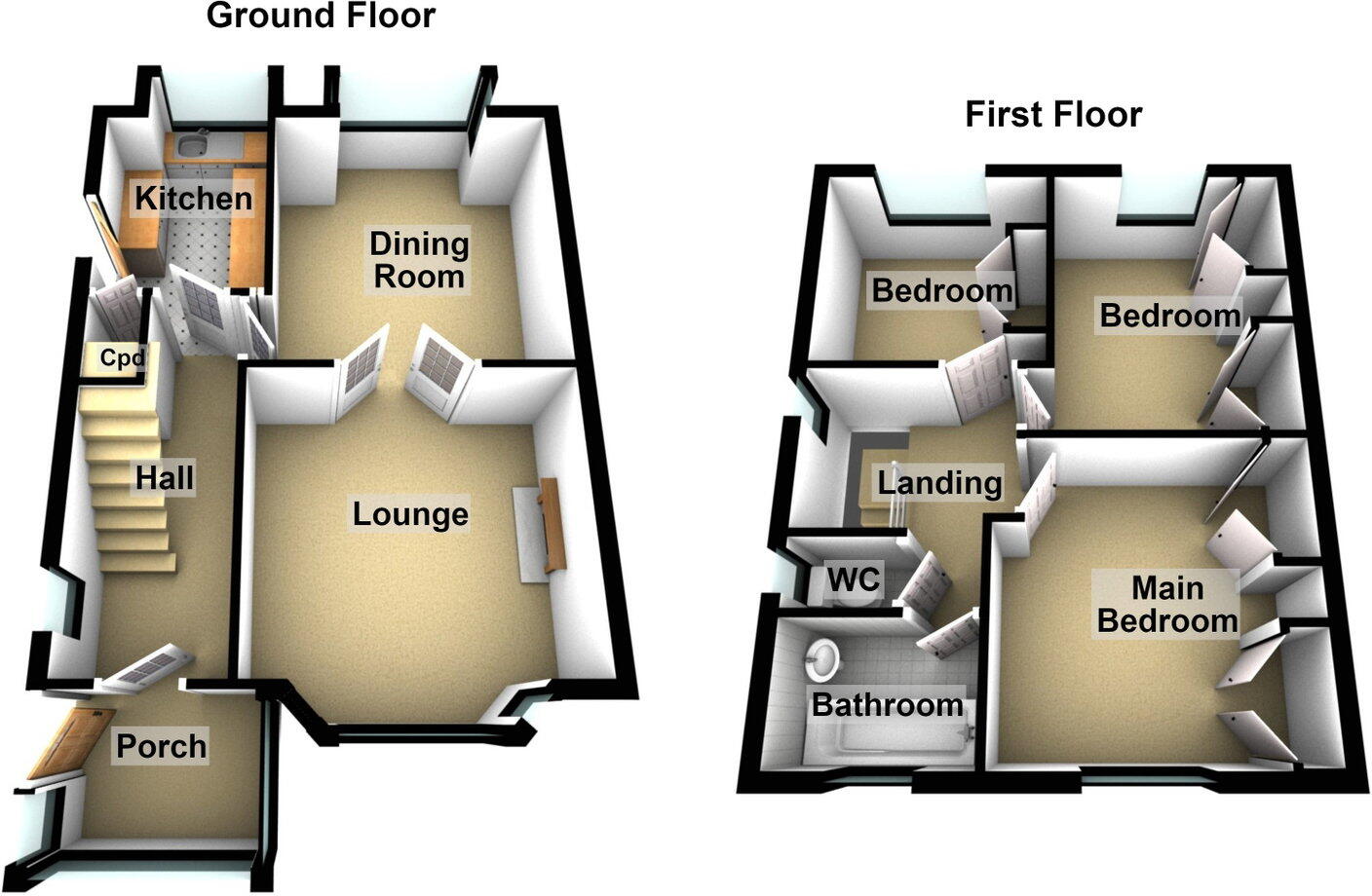 117 Haven Lane, Moorside OL4 2QQ floorplan