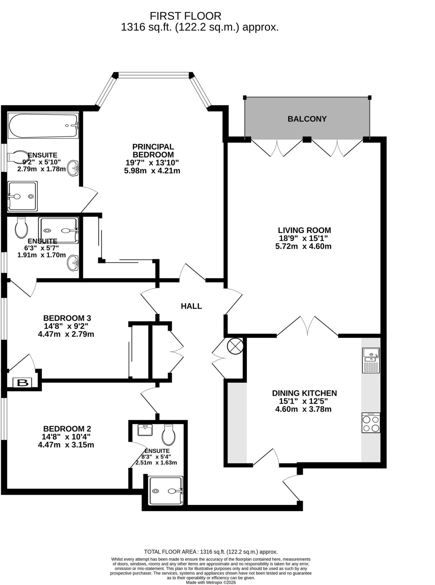 Daveylands, Oak Lawn, SK9 floorplan