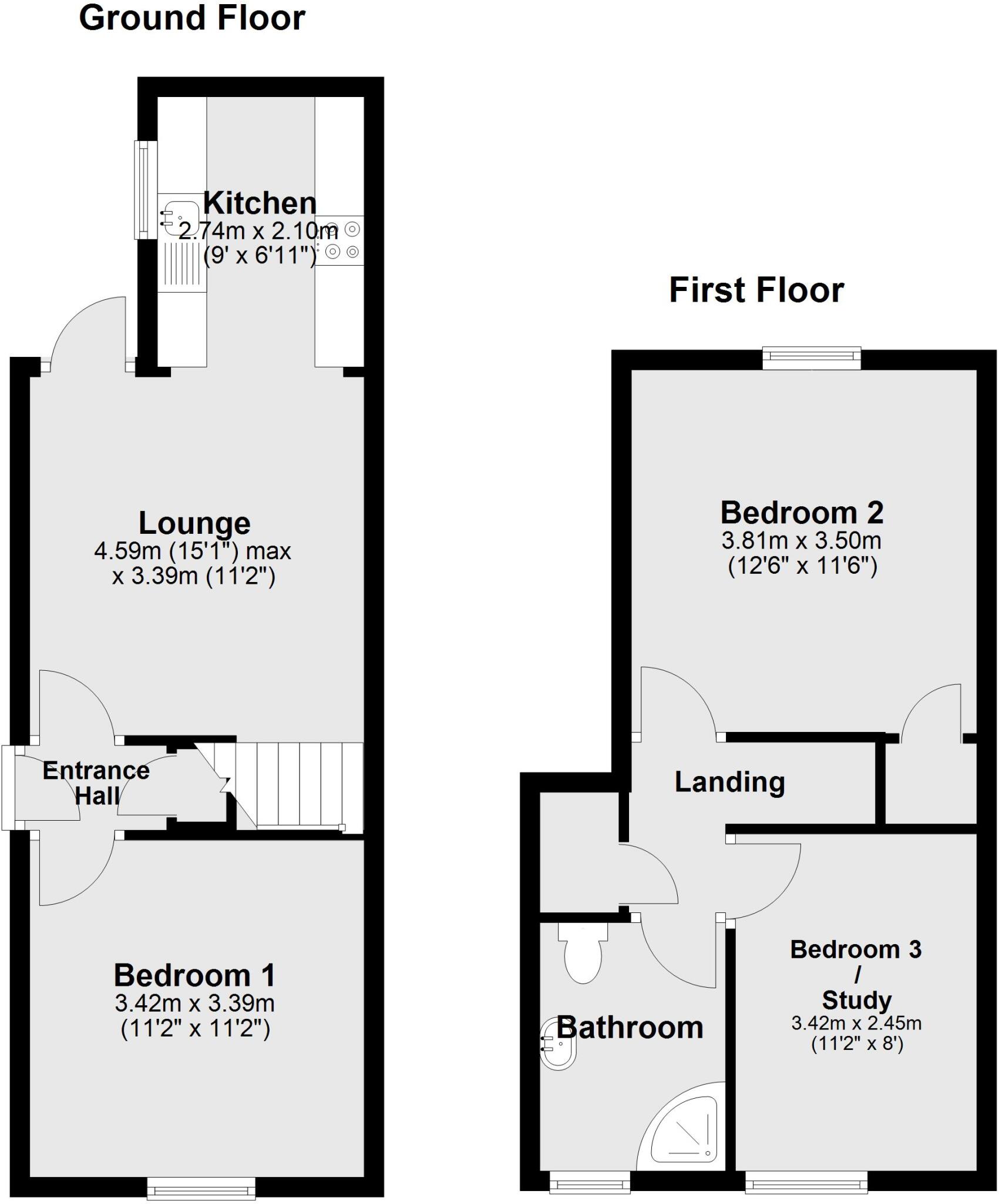 Eastfield Street, Lincoln floorplan