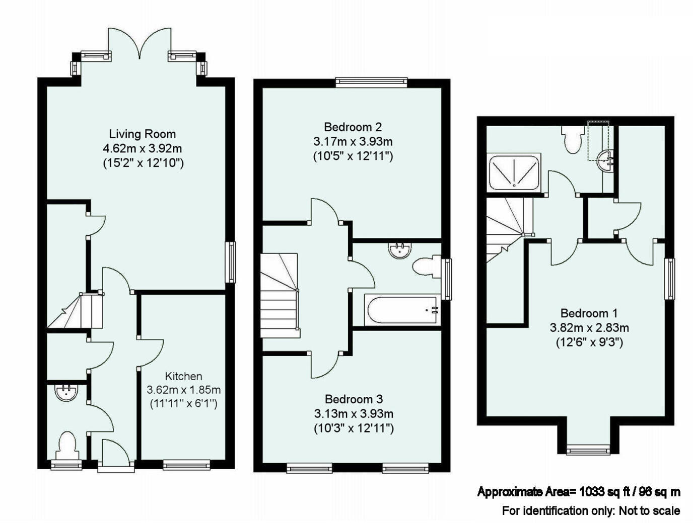 Oakfields, Tiverton floorplan