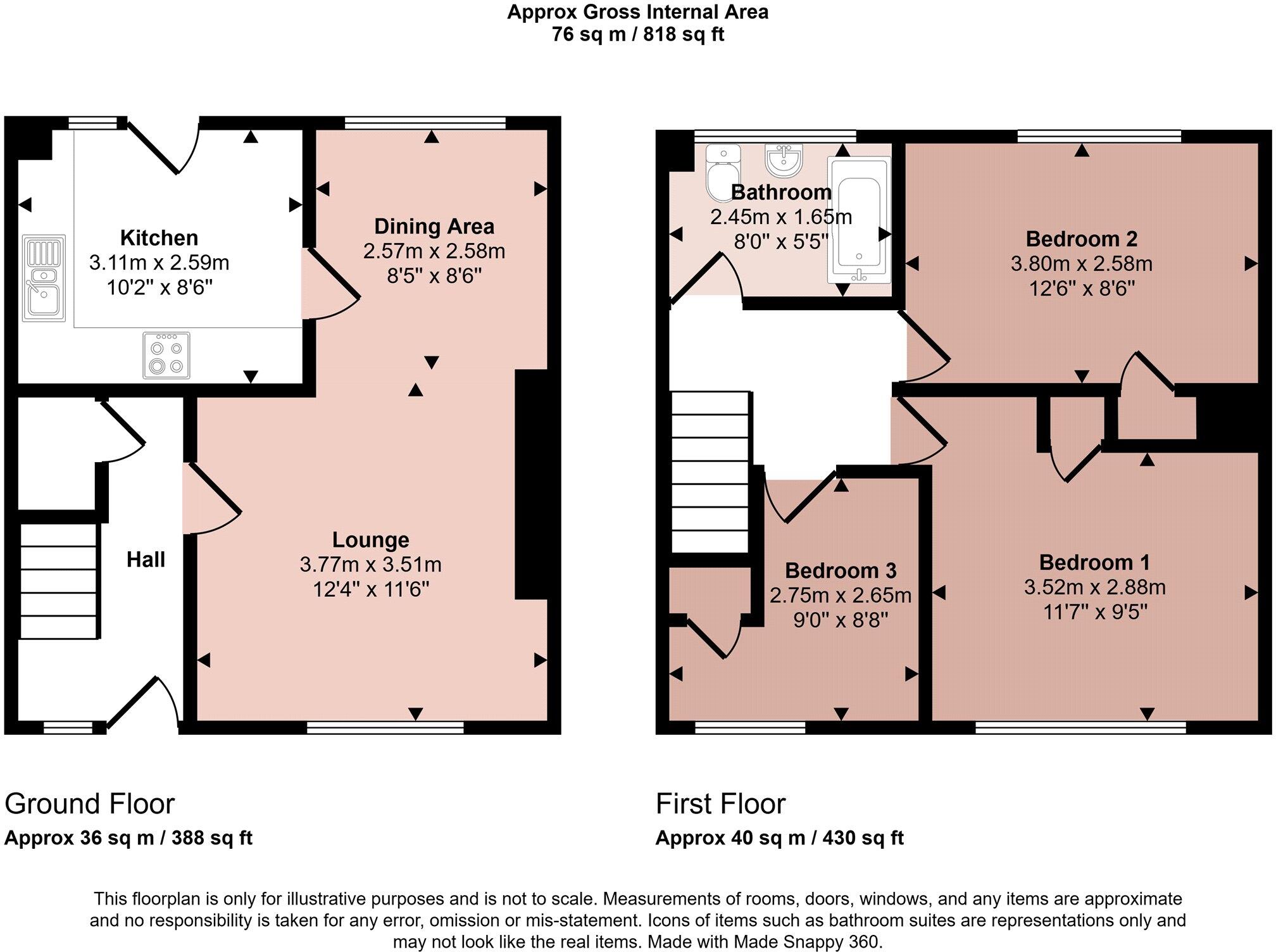 West Avenue, Melton Mowbray, Leicestershire floorplan