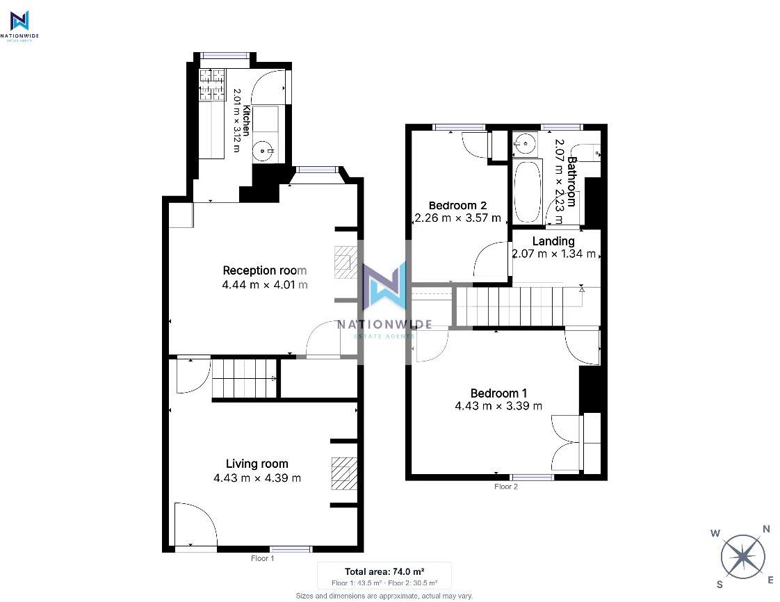 Railway Road, Brinscall floorplan
