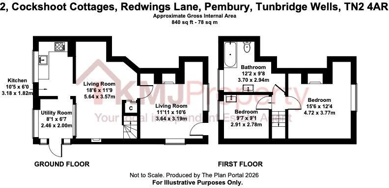 Redwings Lane, Pembury, Tunbridge Wells, TN2 4AR floorplan