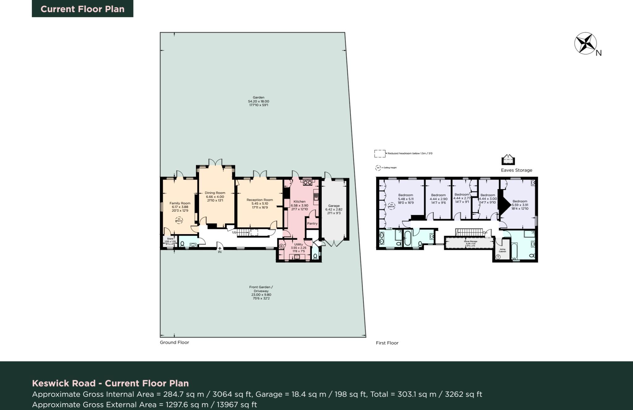 Keswick Road, London, SW15 floorplan