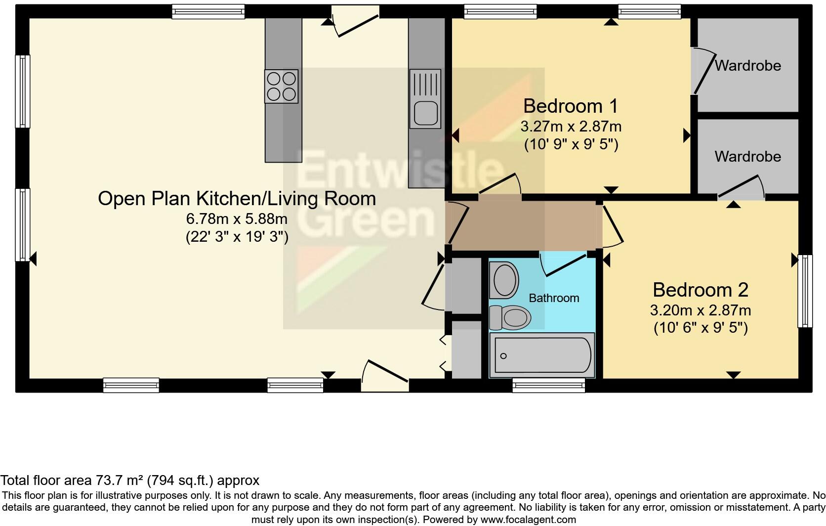 Oxcliffe Road, Heaton With Oxcliffe, Morecambe, Lancashire, LA3 floorplan