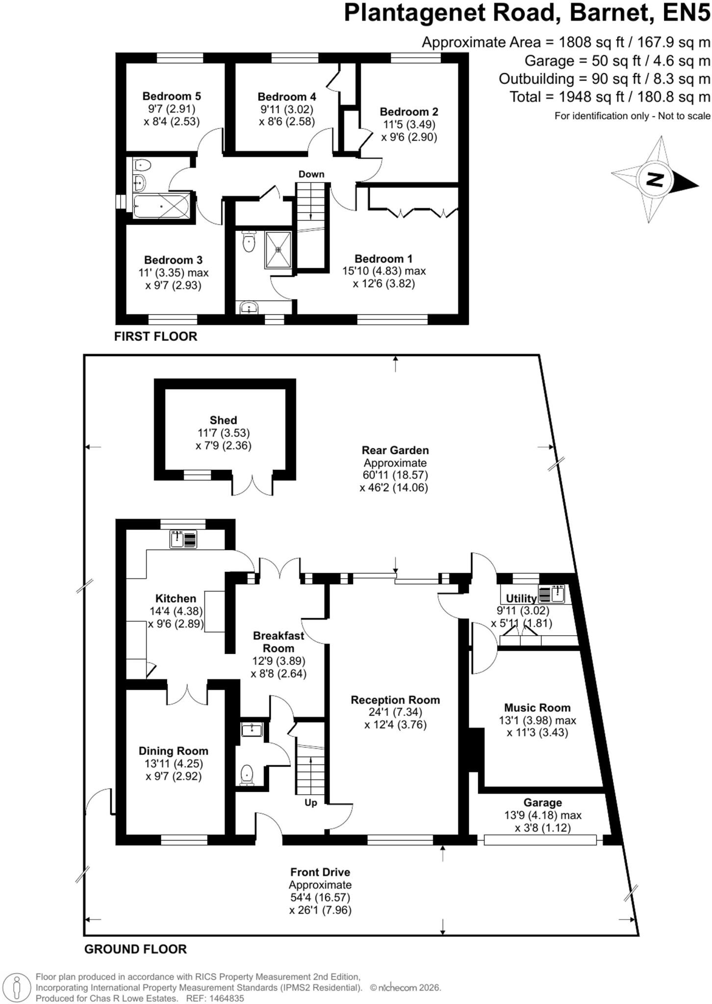Plantagenet Road, Barnet, EN5 floorplan