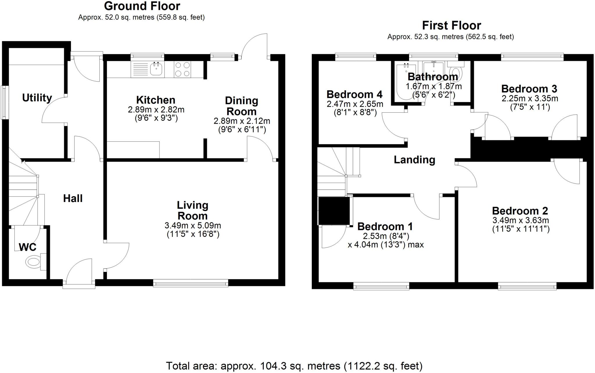 Cedar Avenue, Kimblesworth, Chester Le Street, Durham, DH2 floorplan