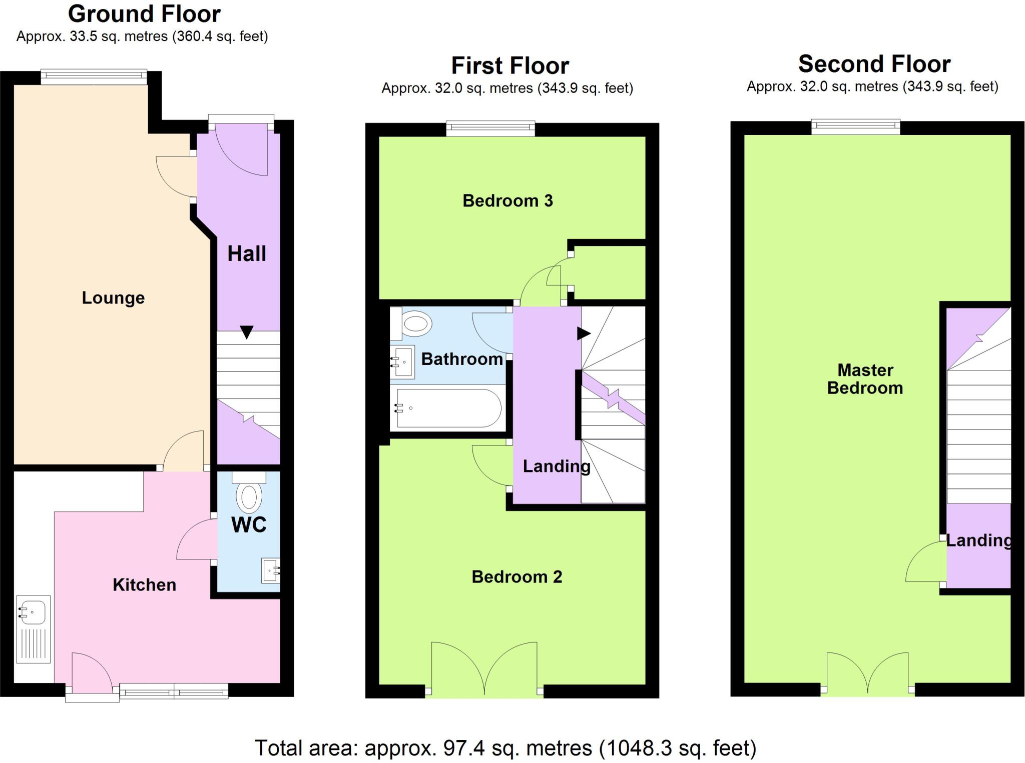 Scotts Square, Hull, HU1 floorplan