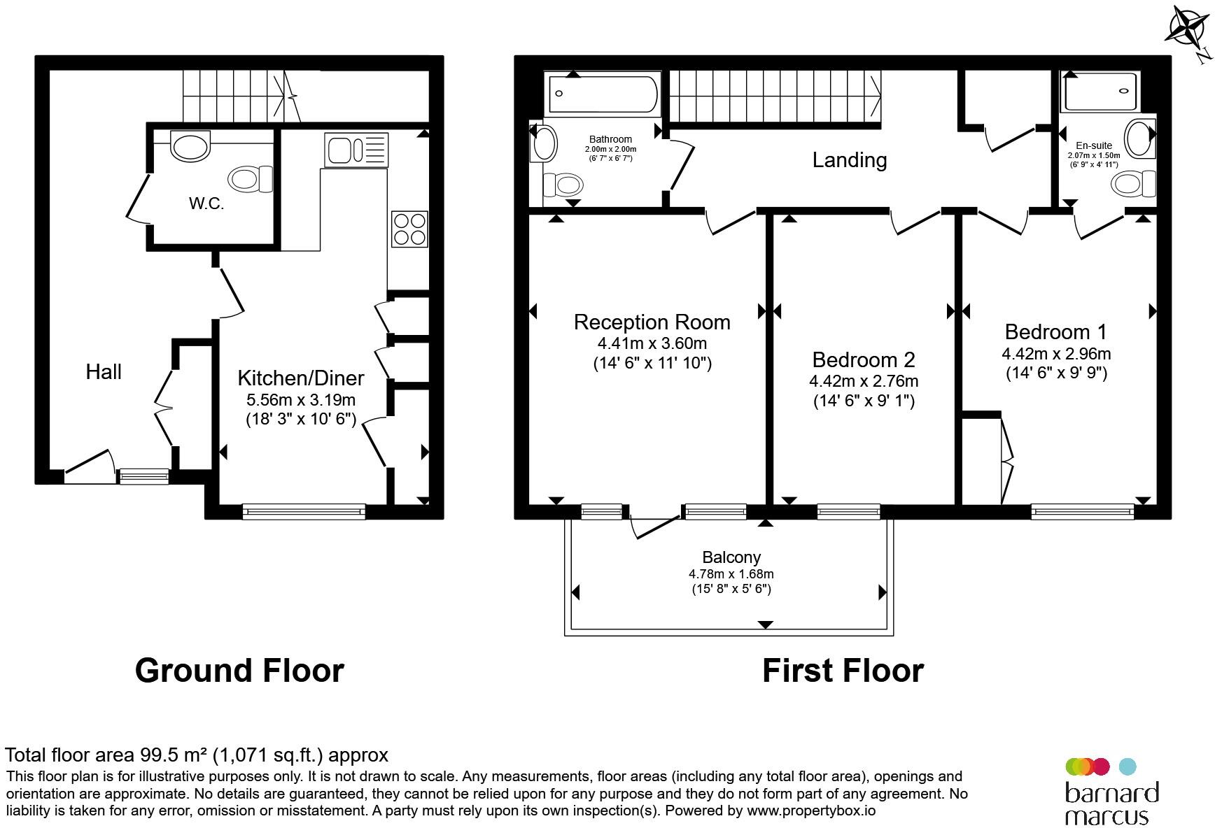 Cobden Walk, London floorplan