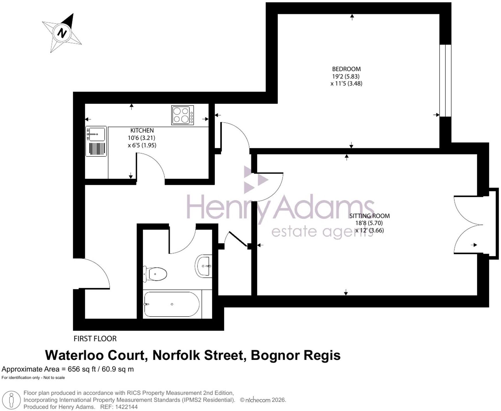 Waterloo Court, Norfolk Street, PO21 floorplan