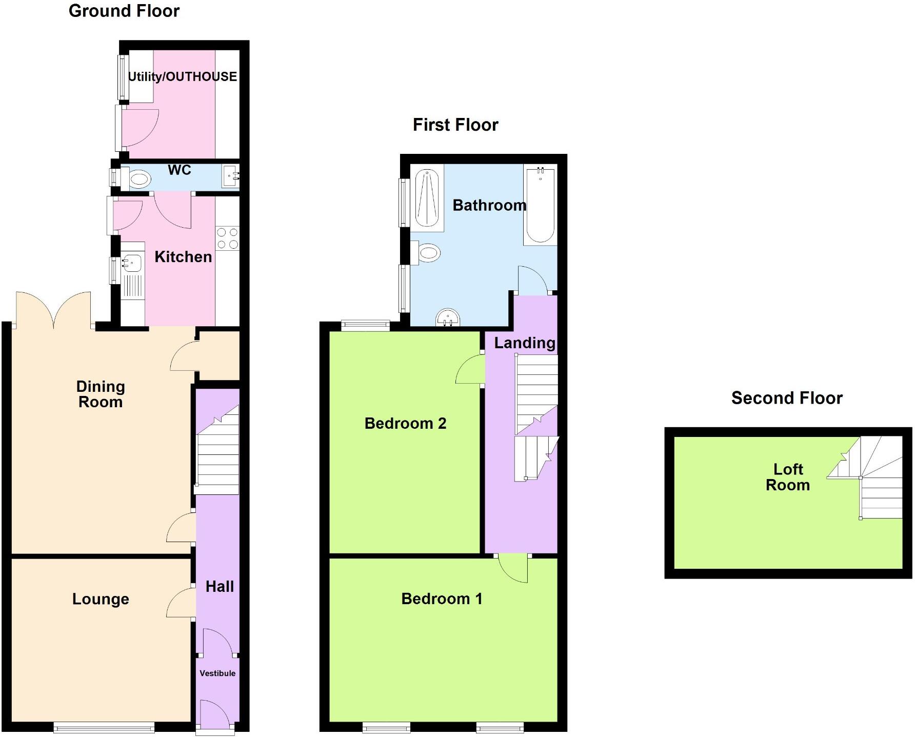 School Lane, Leyland, Lancashire, PR25 floorplan