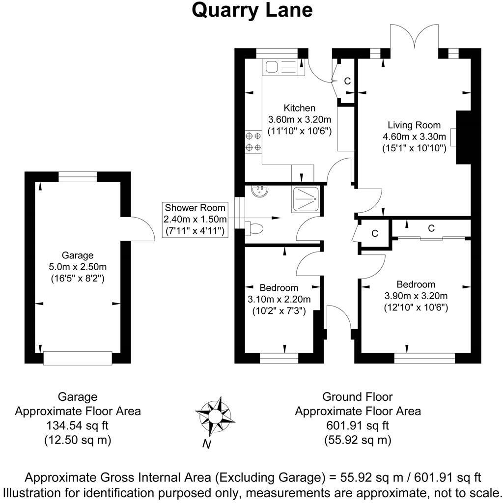 Quarry Lane, Seaford, BN25 3BJ floorplan