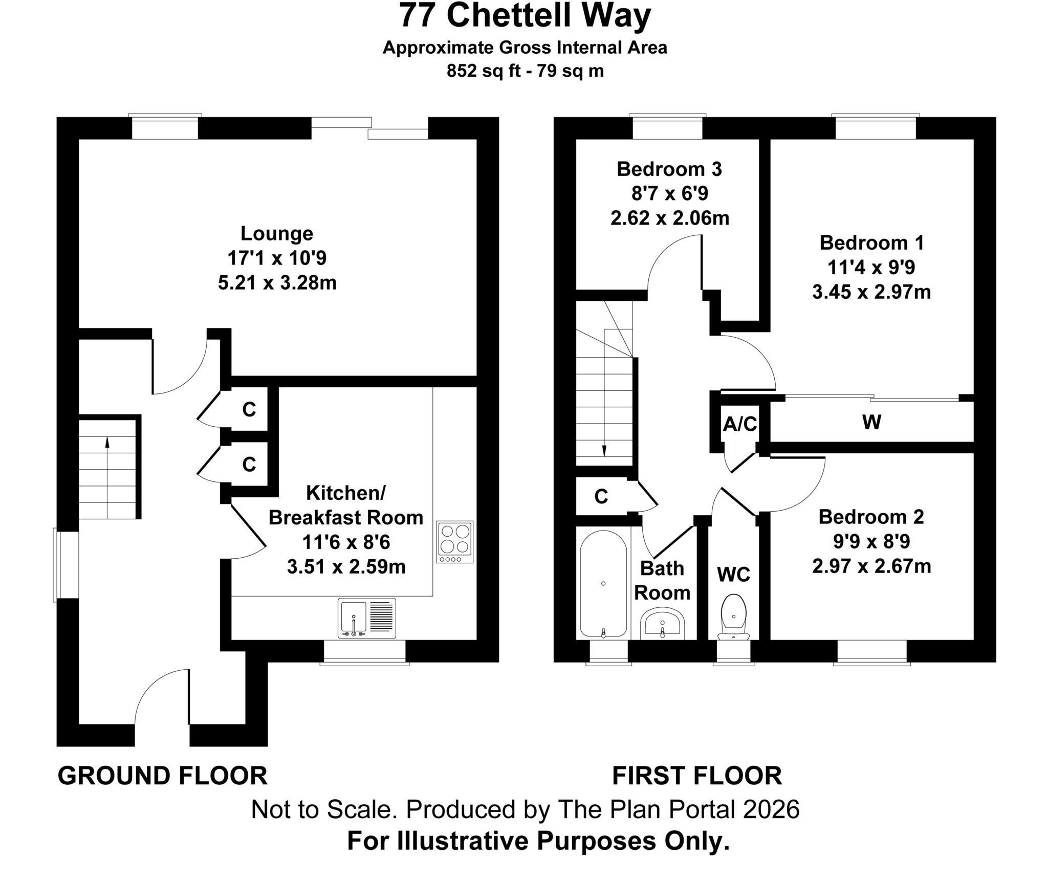 Chettell Way, Blandford St Mary floorplan