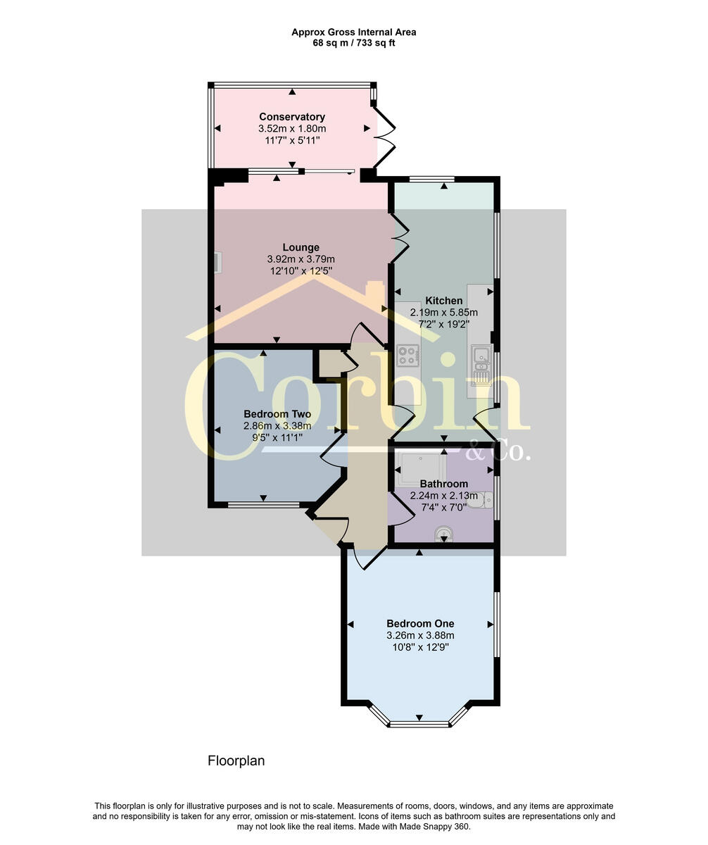 Weldon Avenue, Bournemouth, BH11 9 floorplan
