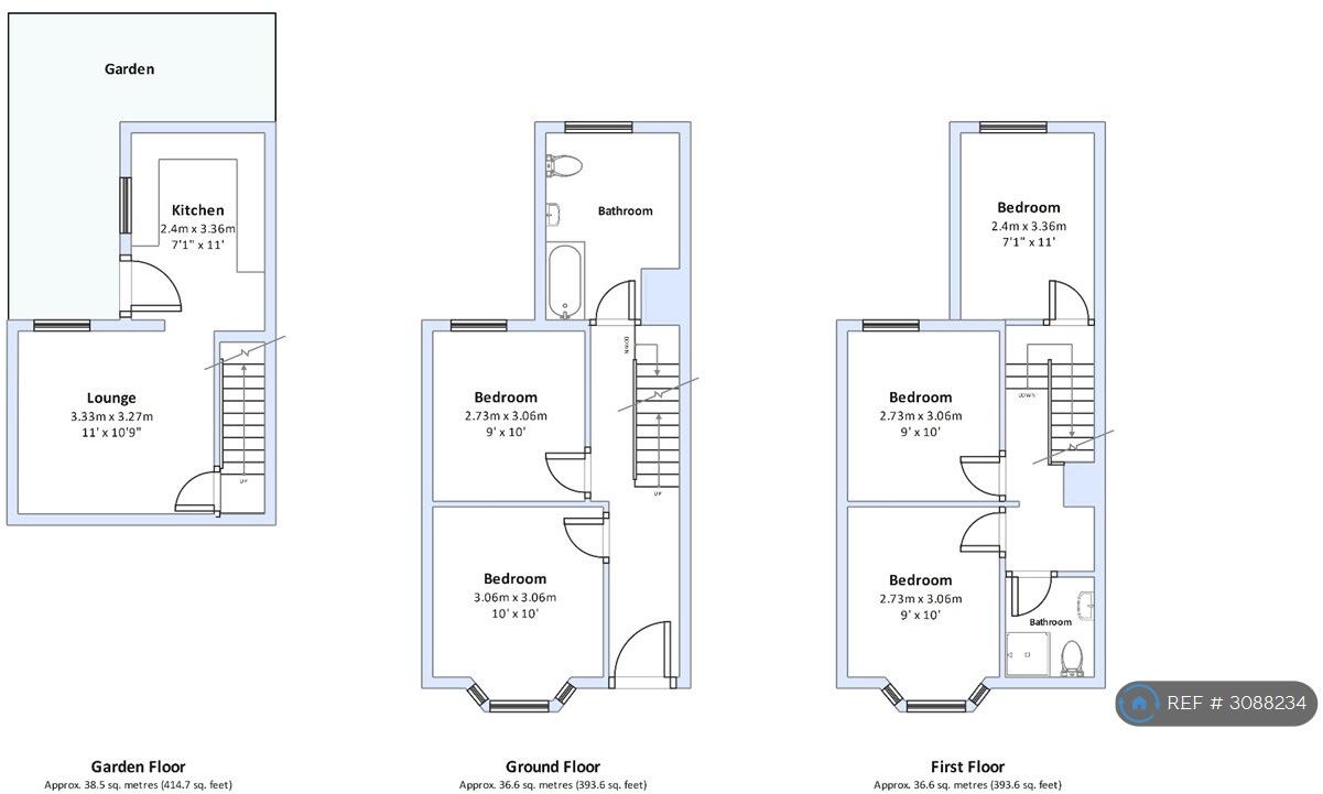 Cobden Road, Brighton, BN2 floorplan