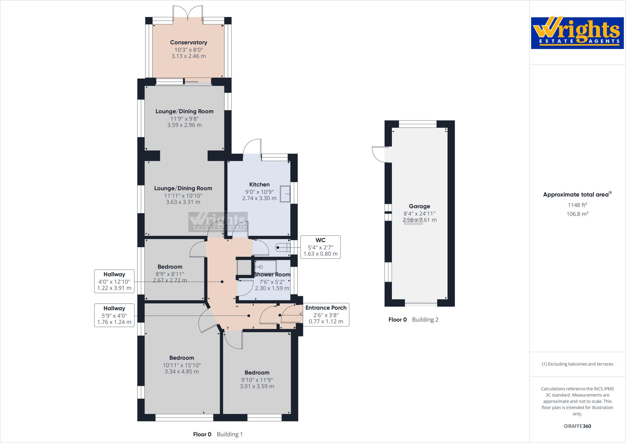 Cheam Road, Broadstone, Dorset, BH18 floorplan