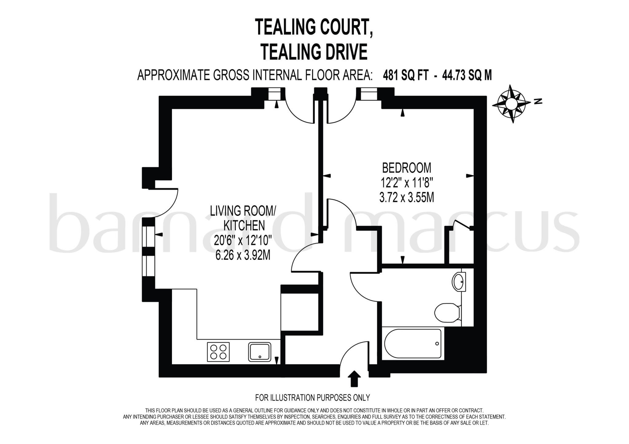 Tealing Drive, Epsom floorplan