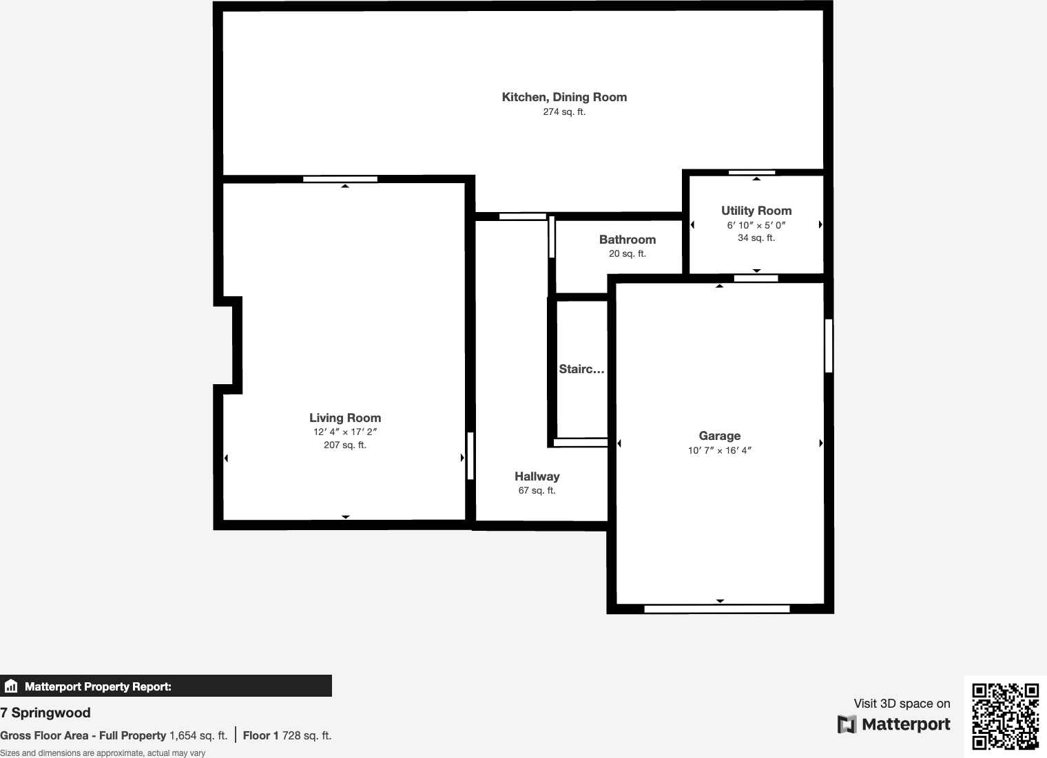 Springwood, Glossop, SK13 6XR floorplan