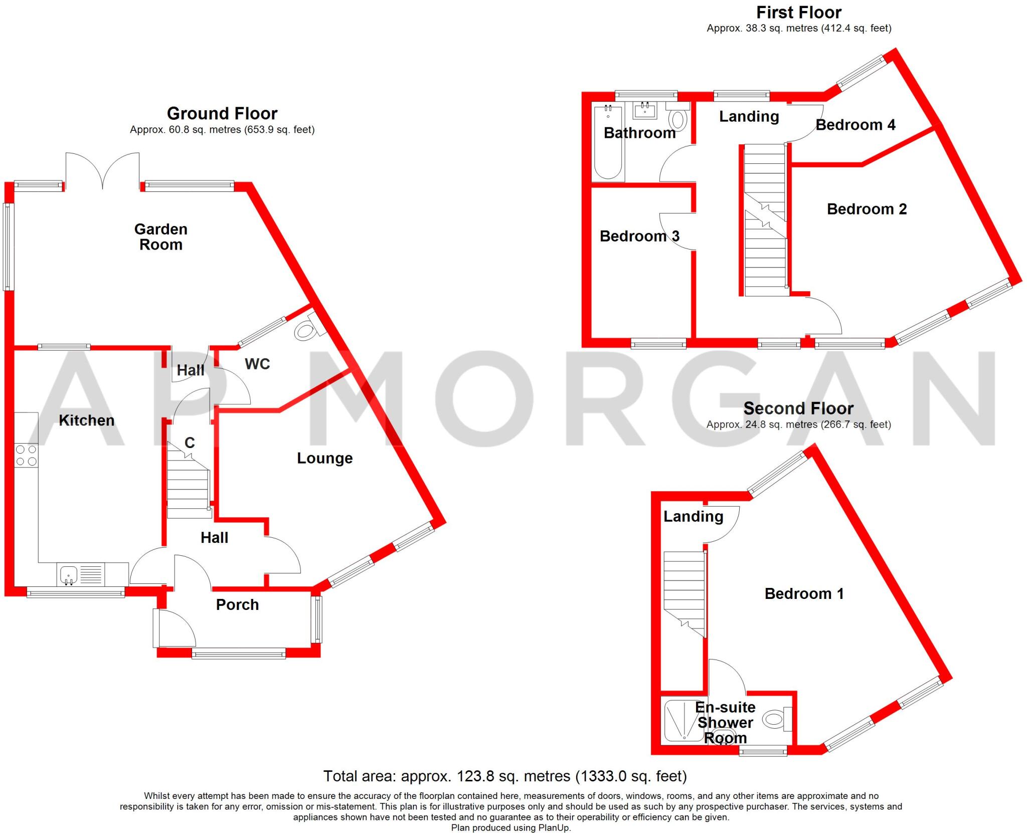 Topland Grove, Birmingham, West Midlands, B31 floorplan
