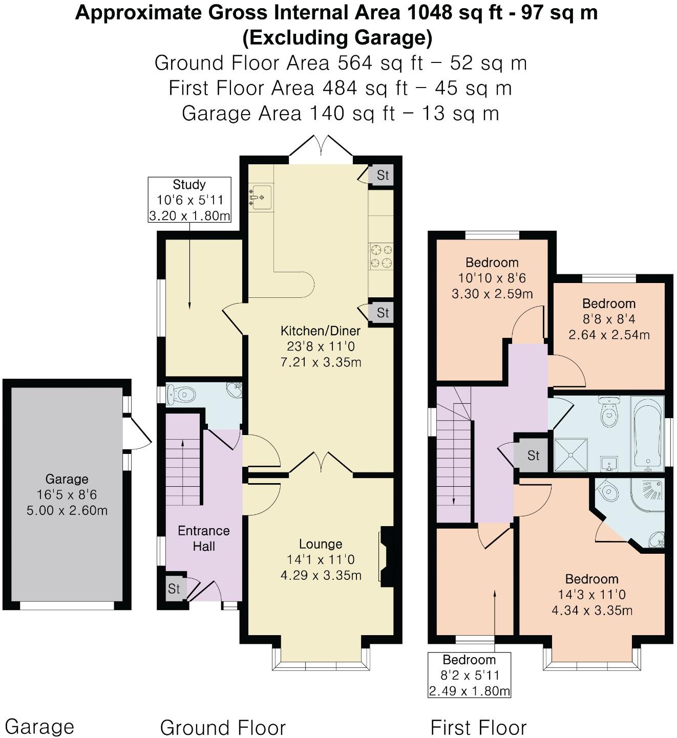 Duncombe Road, Bengeo, Hertford, Hertfordshire, SG14 floorplan