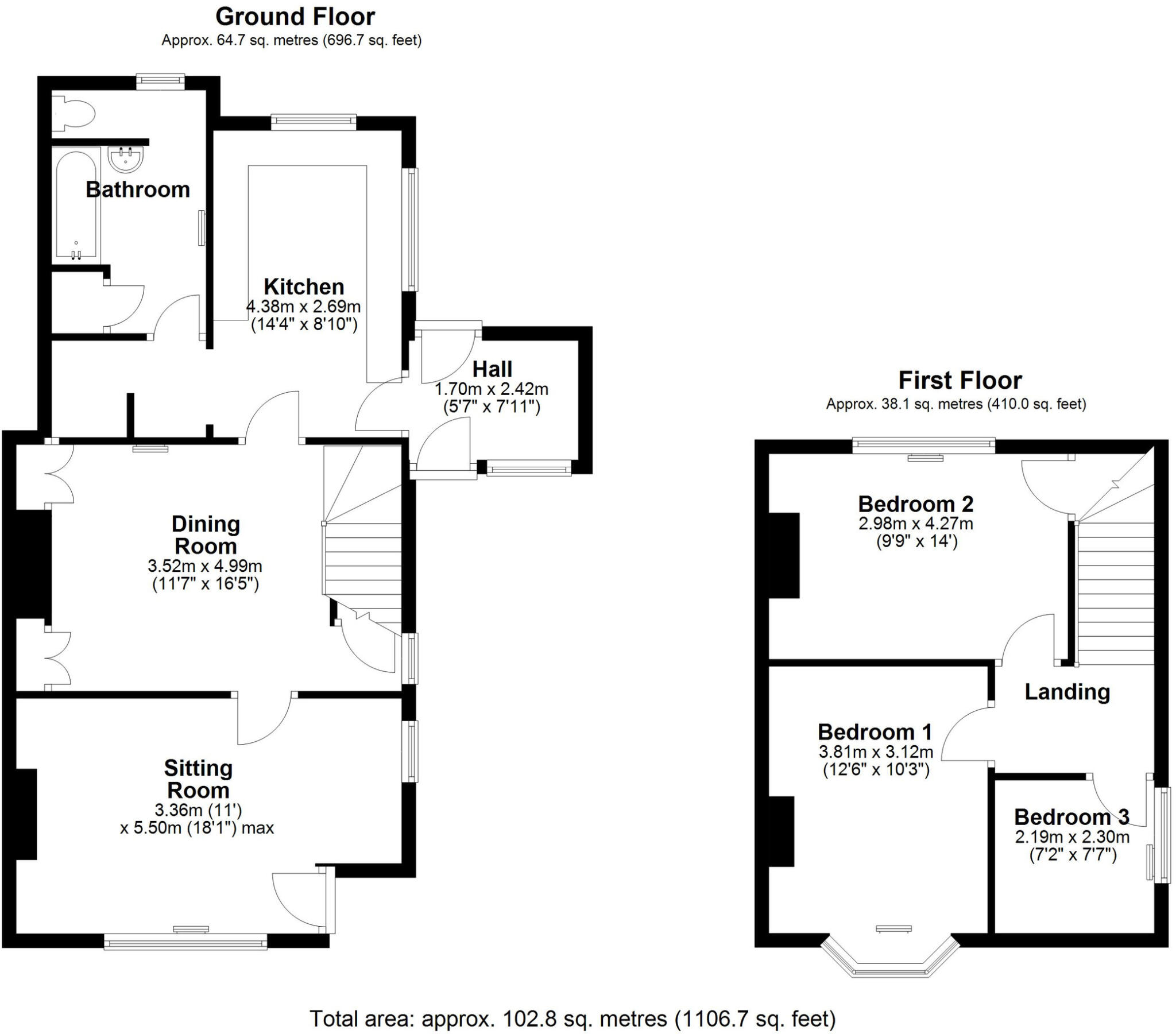 Cotton End Road, Exning, Newmarket, Suffolk floorplan