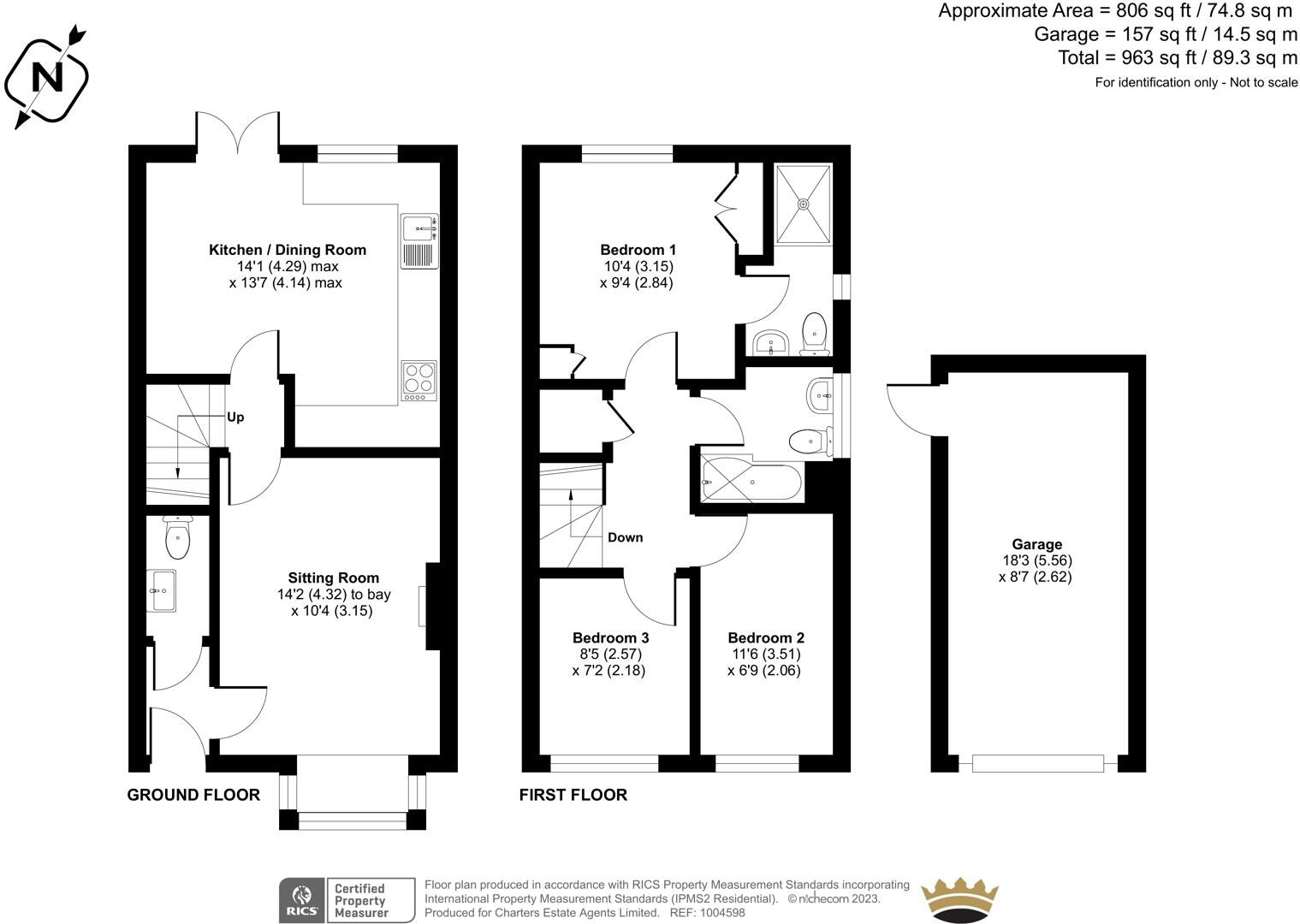 Tristram Close, Valley Park, Chandler's Ford, Hampshire, SO53 floorplan