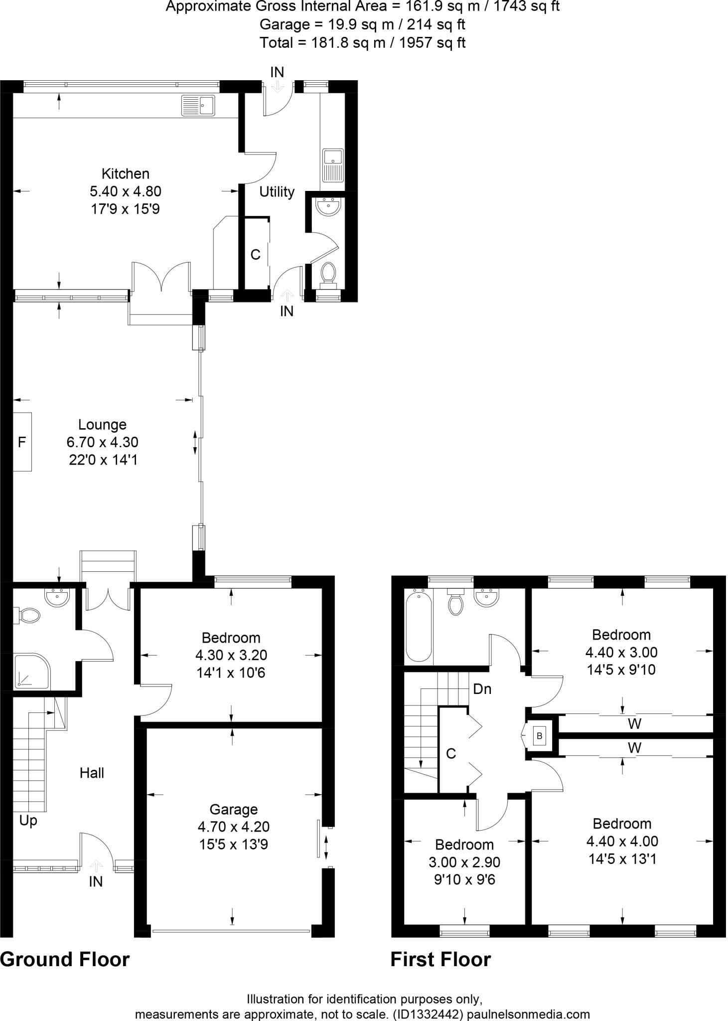 Chrislynn, 4 Knockhouse Road, Crossford, Fife floorplan