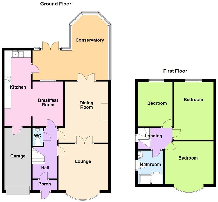 West Avenue, Handsworth Wood, Birmingham, B20 2LS floorplan