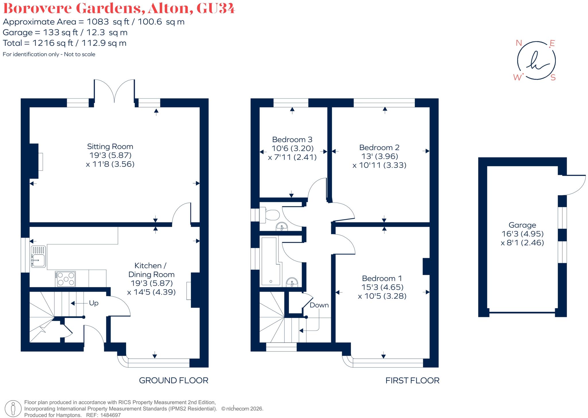 Borovere Gardens, Alton, GU34 floorplan