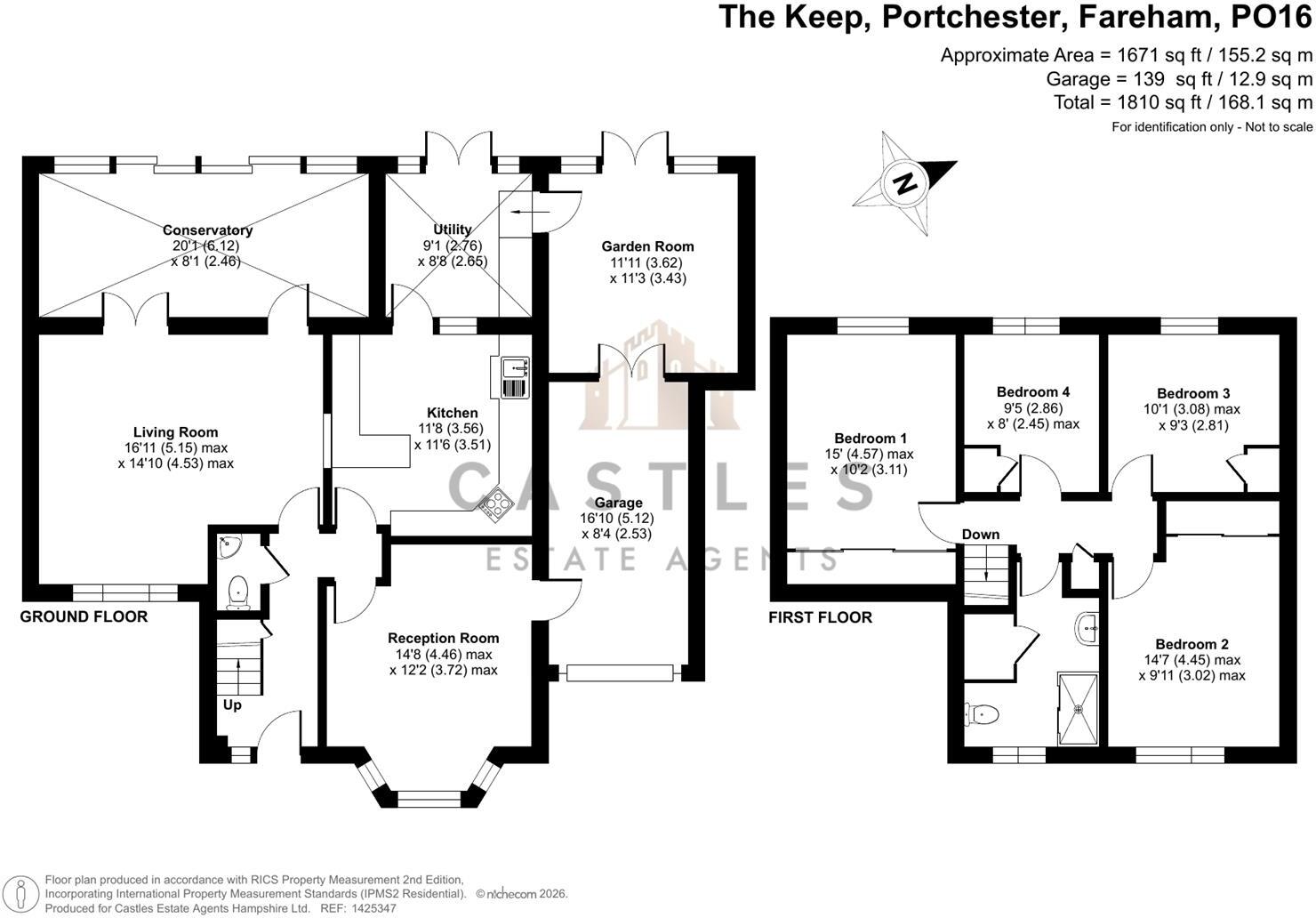 The Keep, Portchester, floorplan