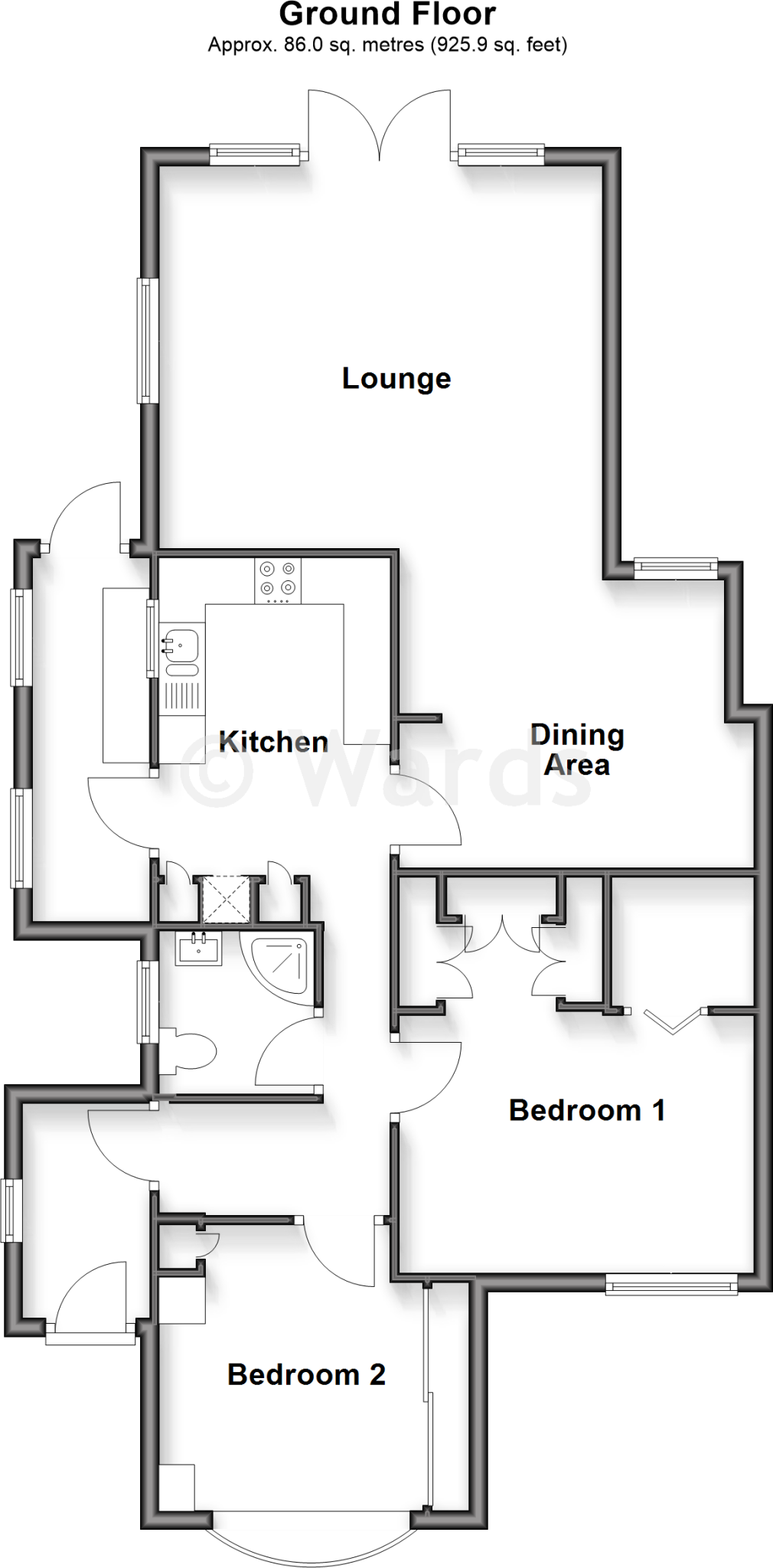 Parkfield Road, Rainham, Gillingham, Kent floorplan