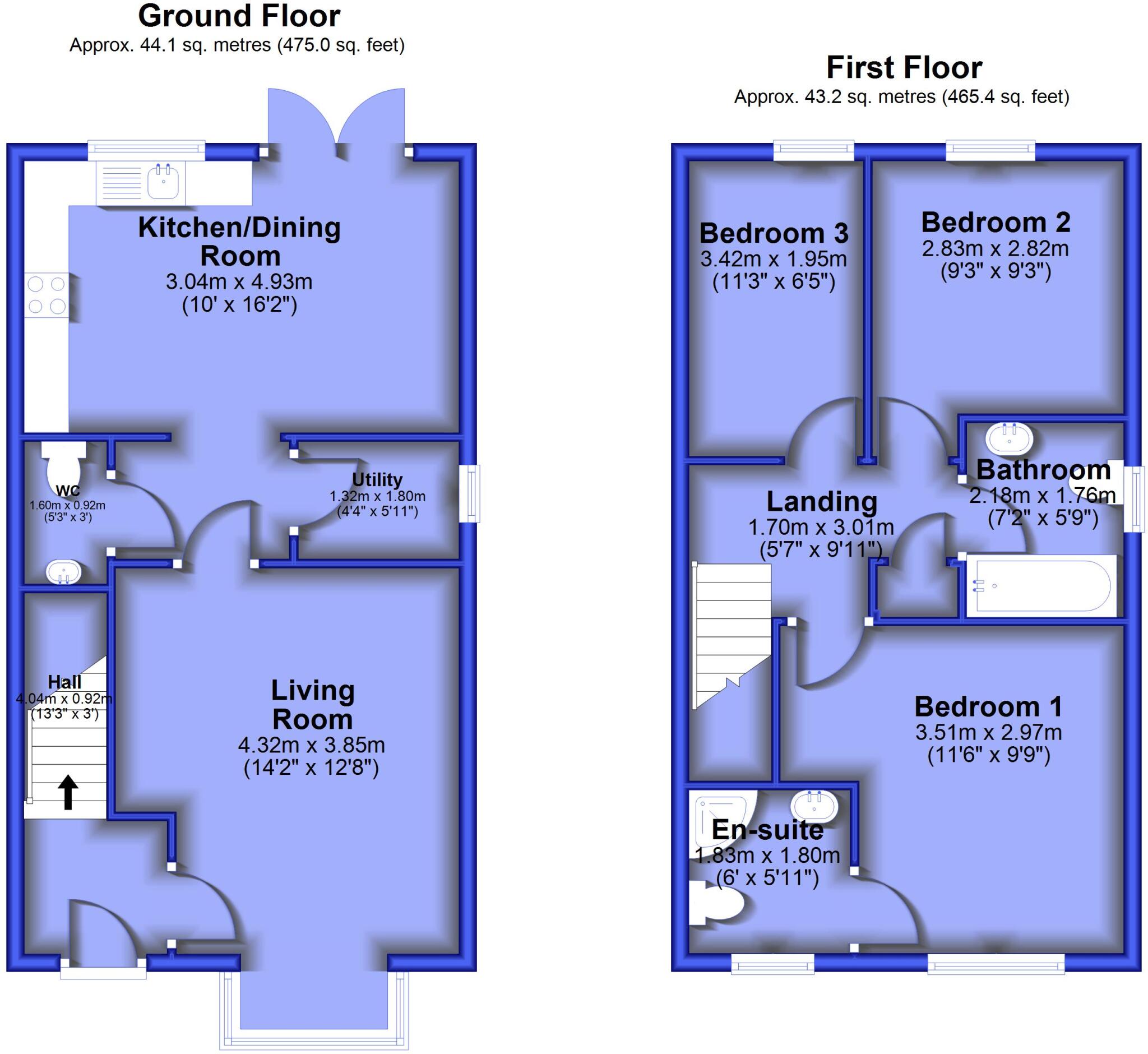 Brear Vale, Oswaldtwistle, Accrington, Lancashire, BB5 floorplan