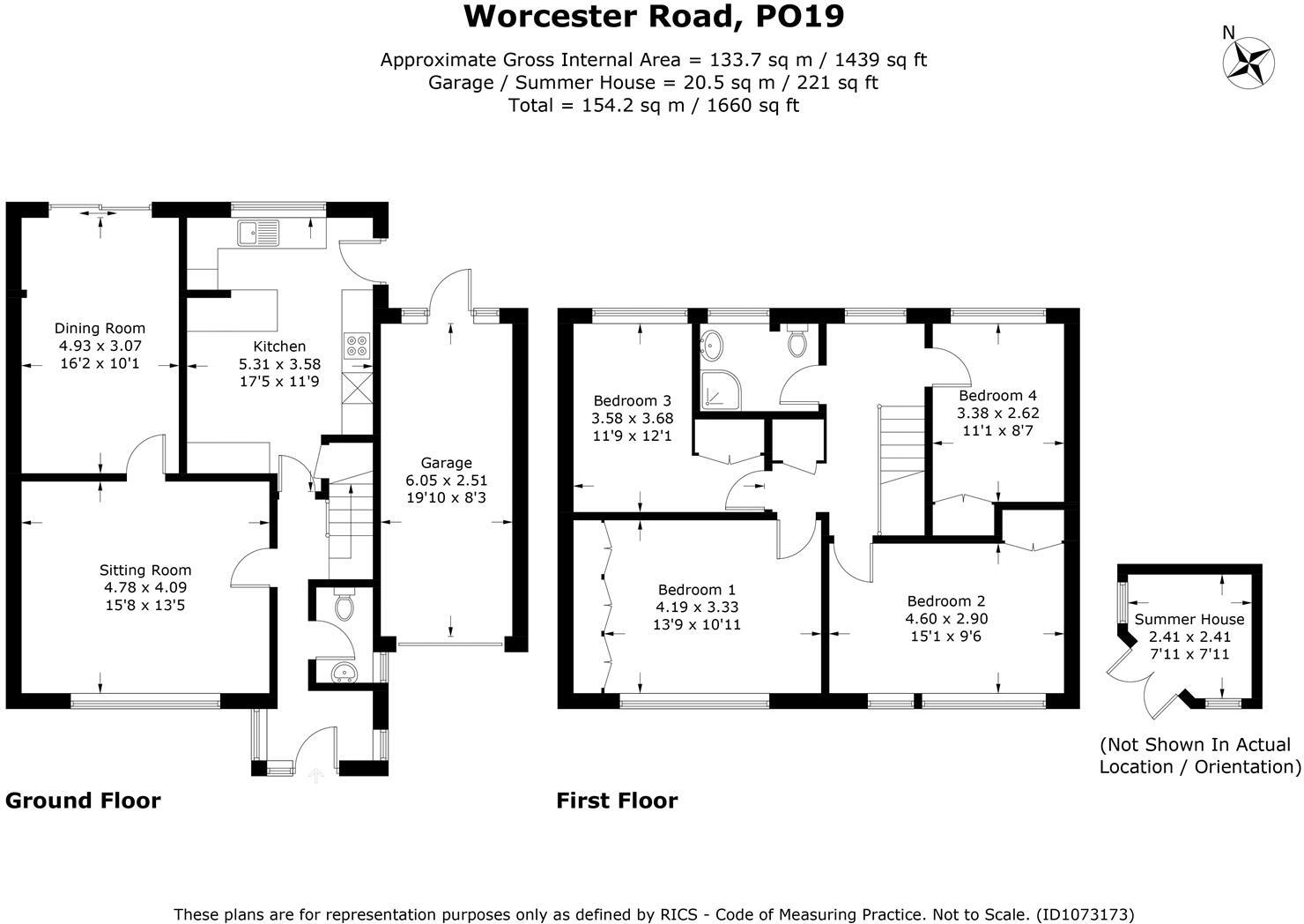 Worcester Road, Chichester floorplan