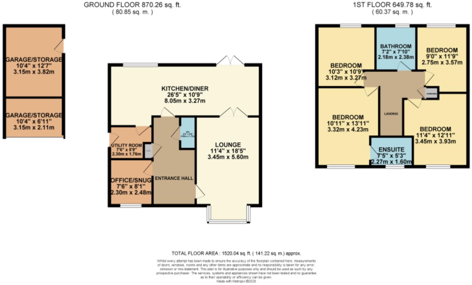 Larkspur Drive, Ruddington, NG11 floorplan