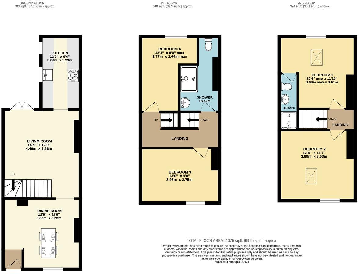 King Street, Cleator, CA23 floorplan