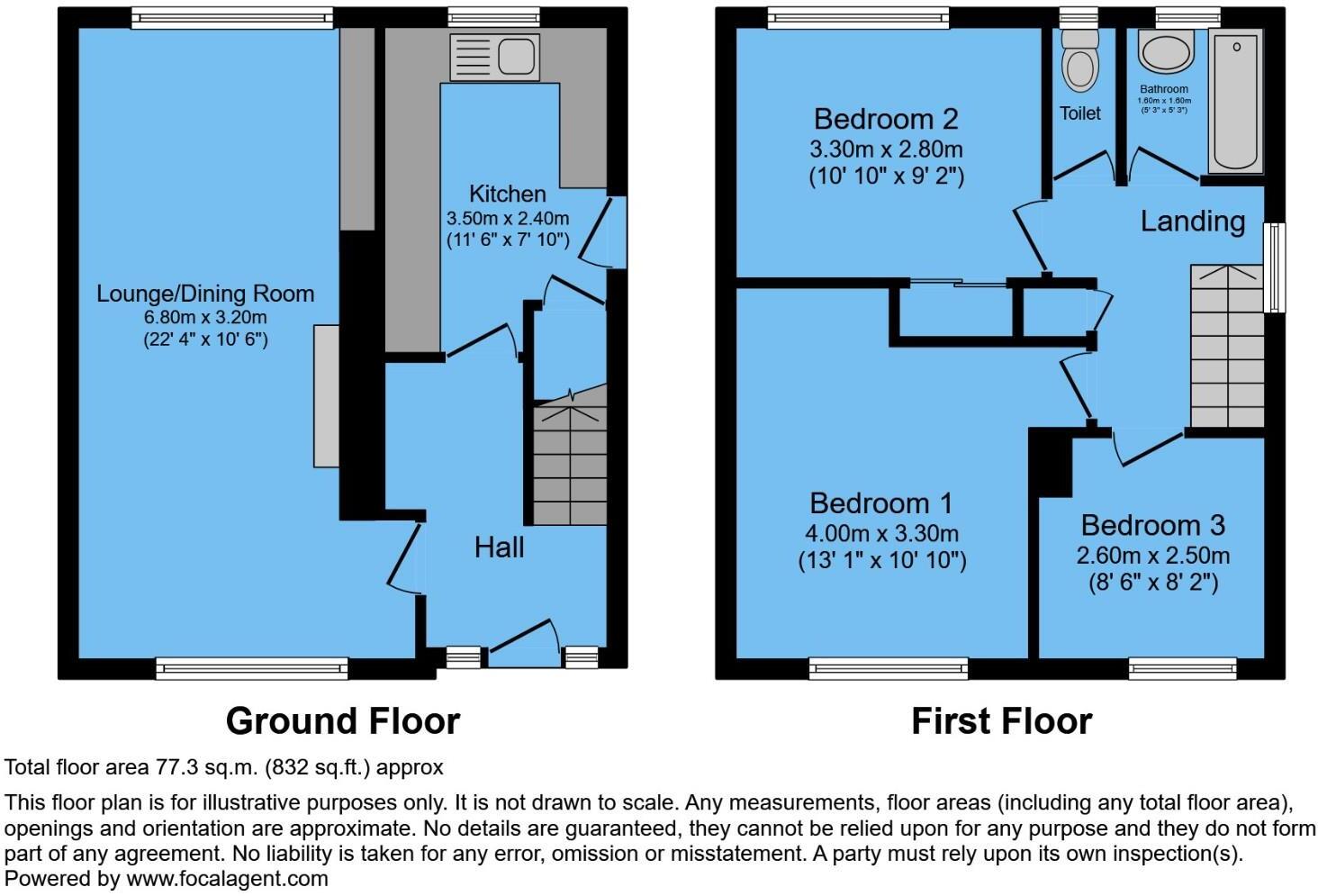 Langtree Avenue, Old Whittington, Chesterfield, S41 9HP floorplan