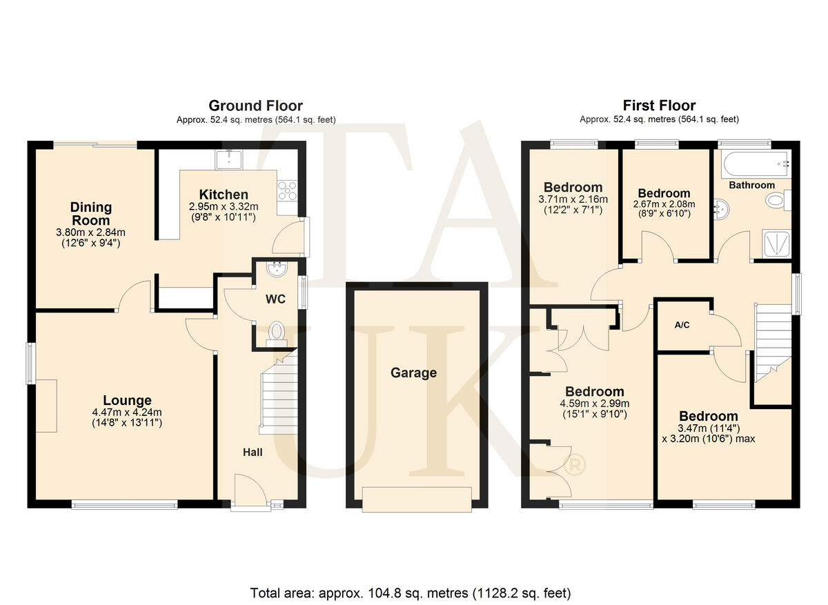 Berrill Close, Droitwich, WR9 floorplan