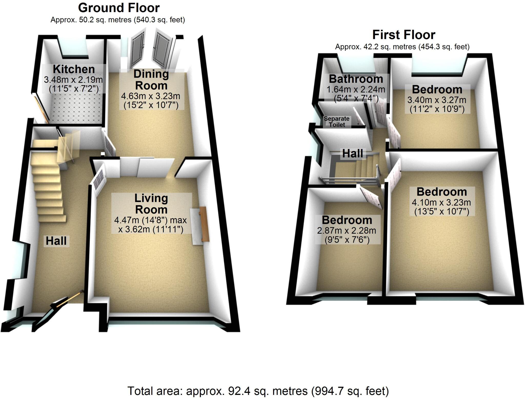 Greenvale, Bamford, Rochdale, Lancashire, OL11 floorplan