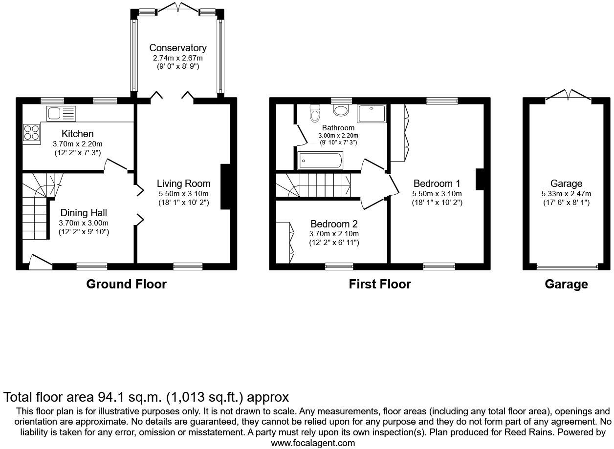 Whiston Mews, Langley Hall Close, Langley, Macclesfield, SK11 floorplan