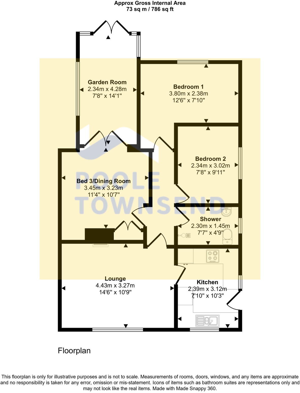 Bankfield Gardens, Walney, Barrow-in-furness, LA14 3SN floorplan
