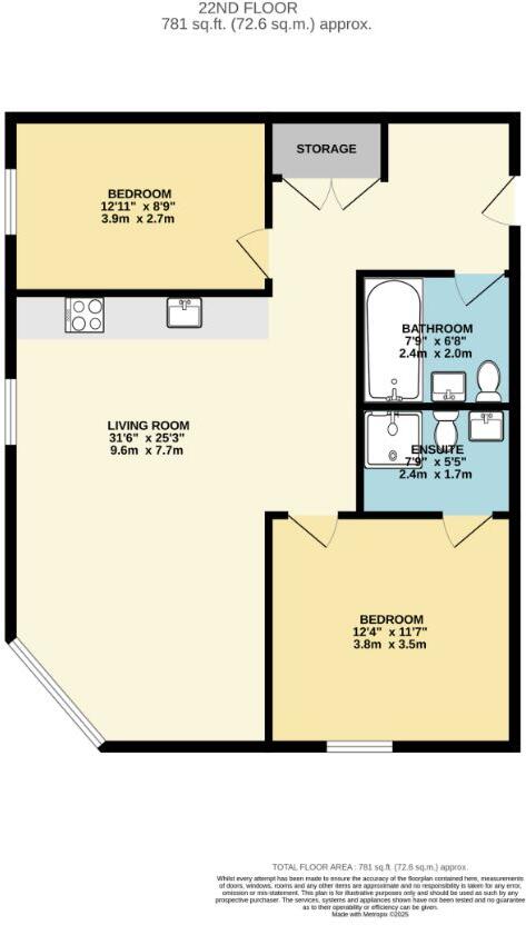 Park View, Manchester, M4 floorplan