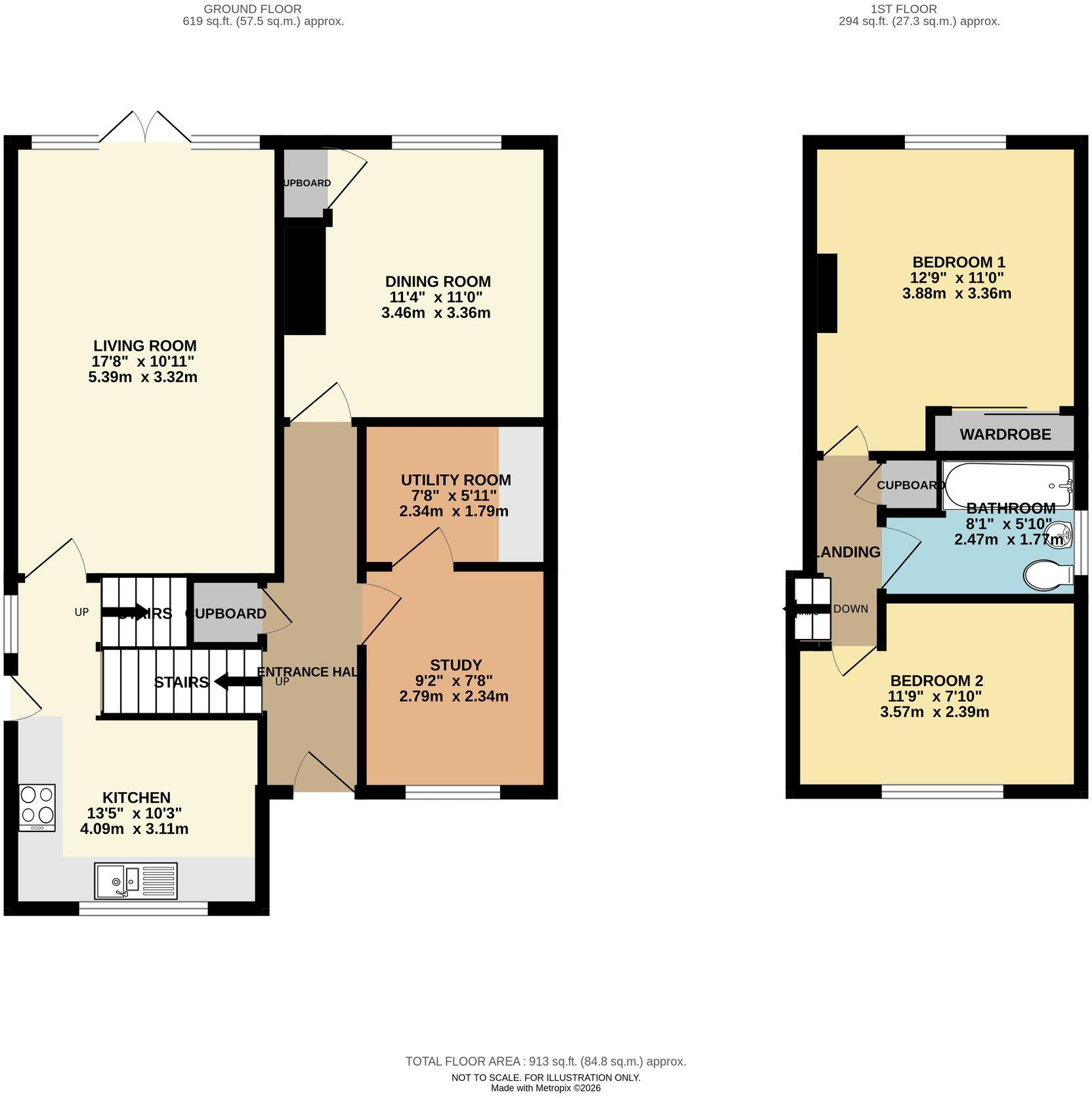 Hazel View, Bridgnorth, WV15 floorplan