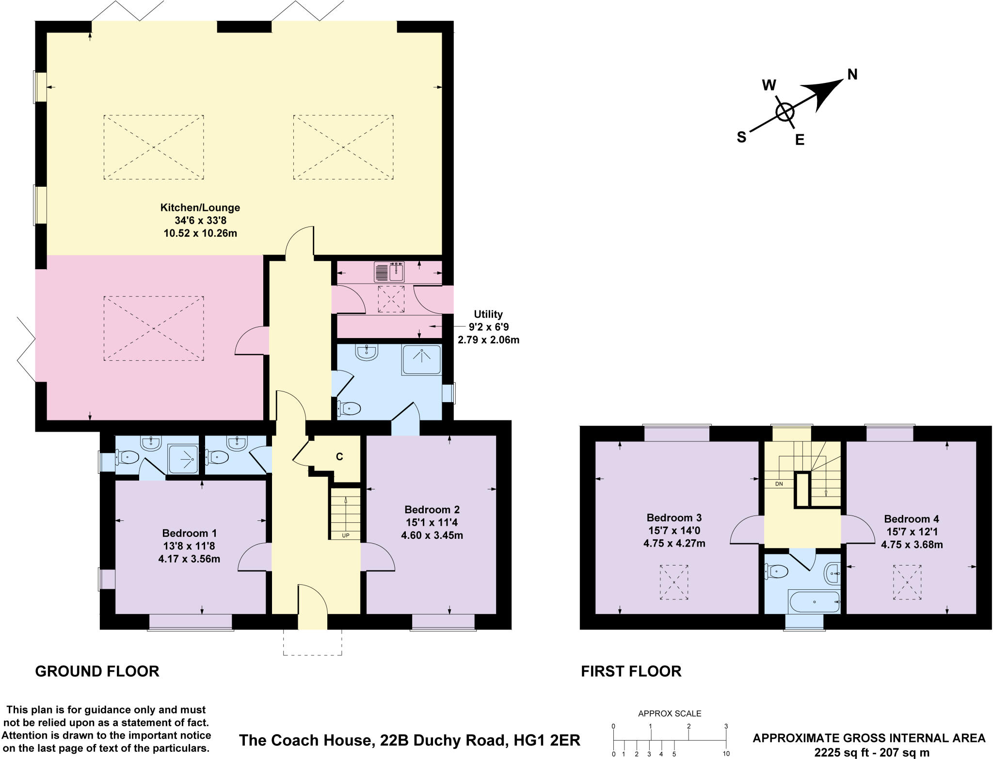 Duchy Road, Harrogate, North Yorkshire, HG1 floorplan