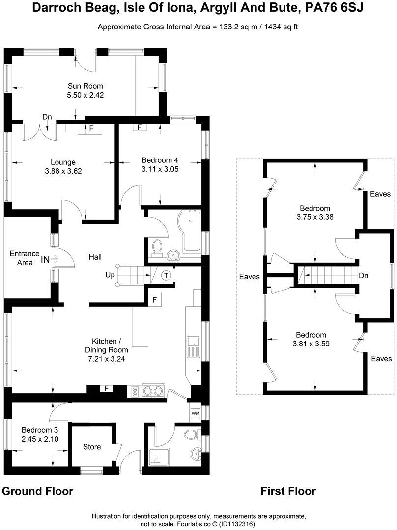 Darach Beag, Isle of Iona, Argyll and Bute, PA76 floorplan
