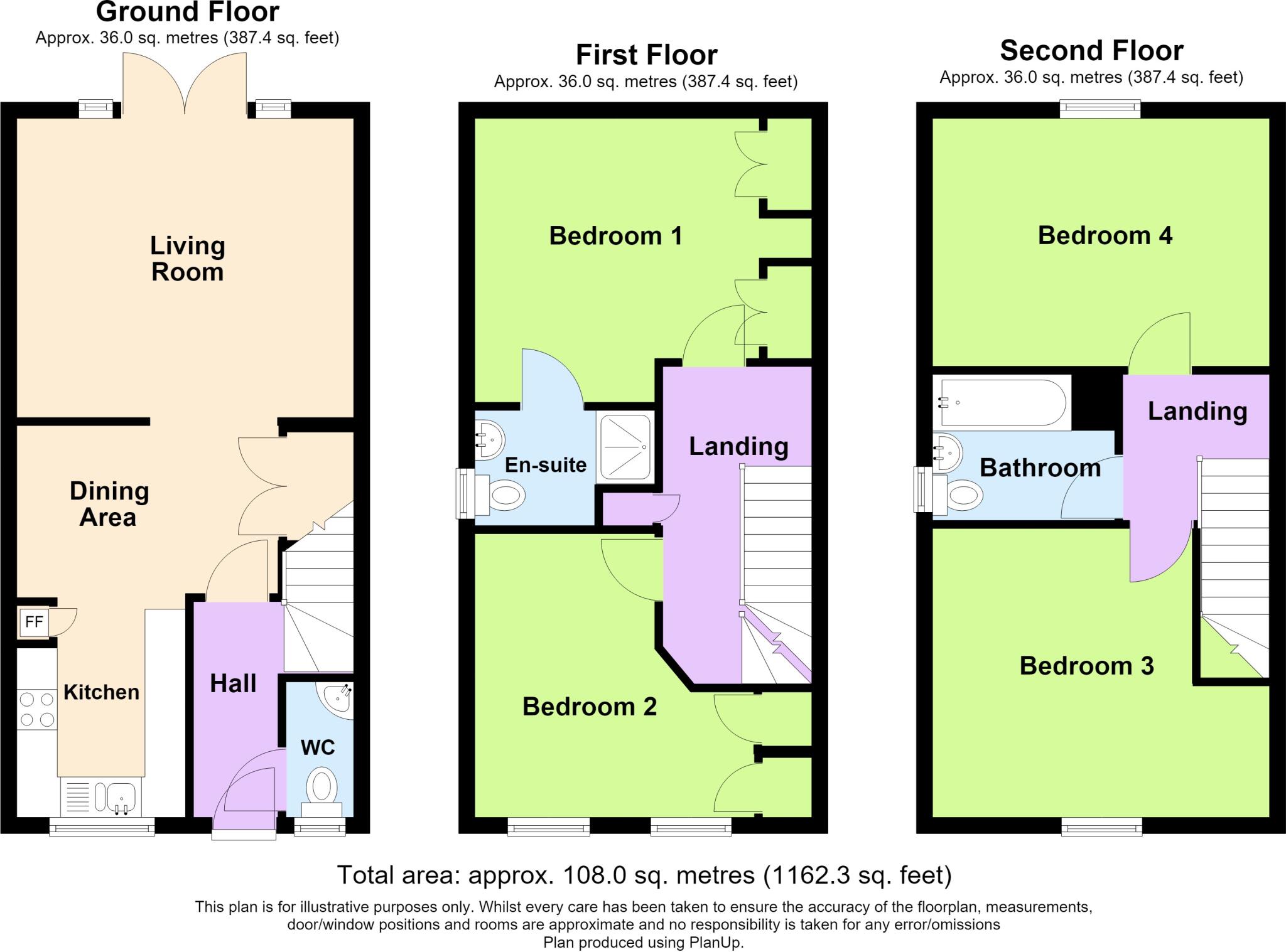 Churchill Gardens, Yate floorplan
