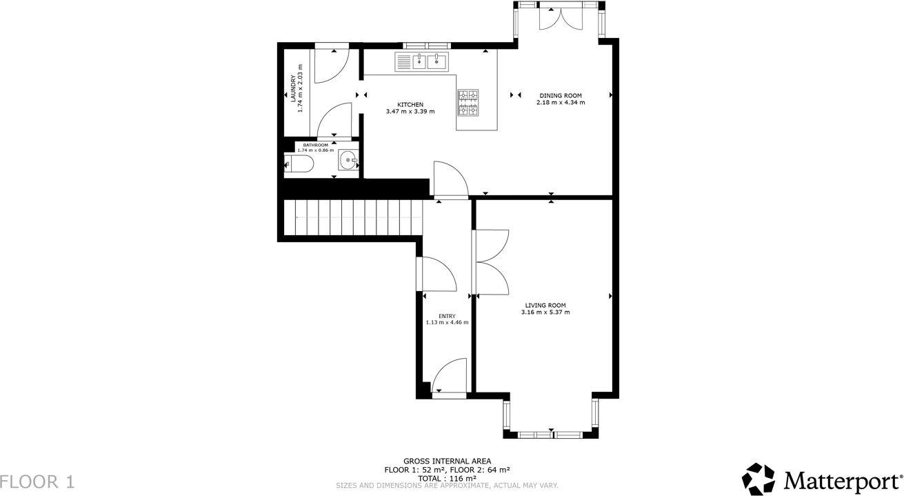 Athelstane Crescent, Edenthorpe, Doncaster, DN3 floorplan