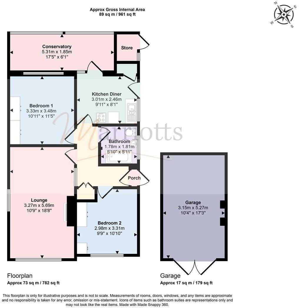 Violet Road, Carlton, Nottingham floorplan