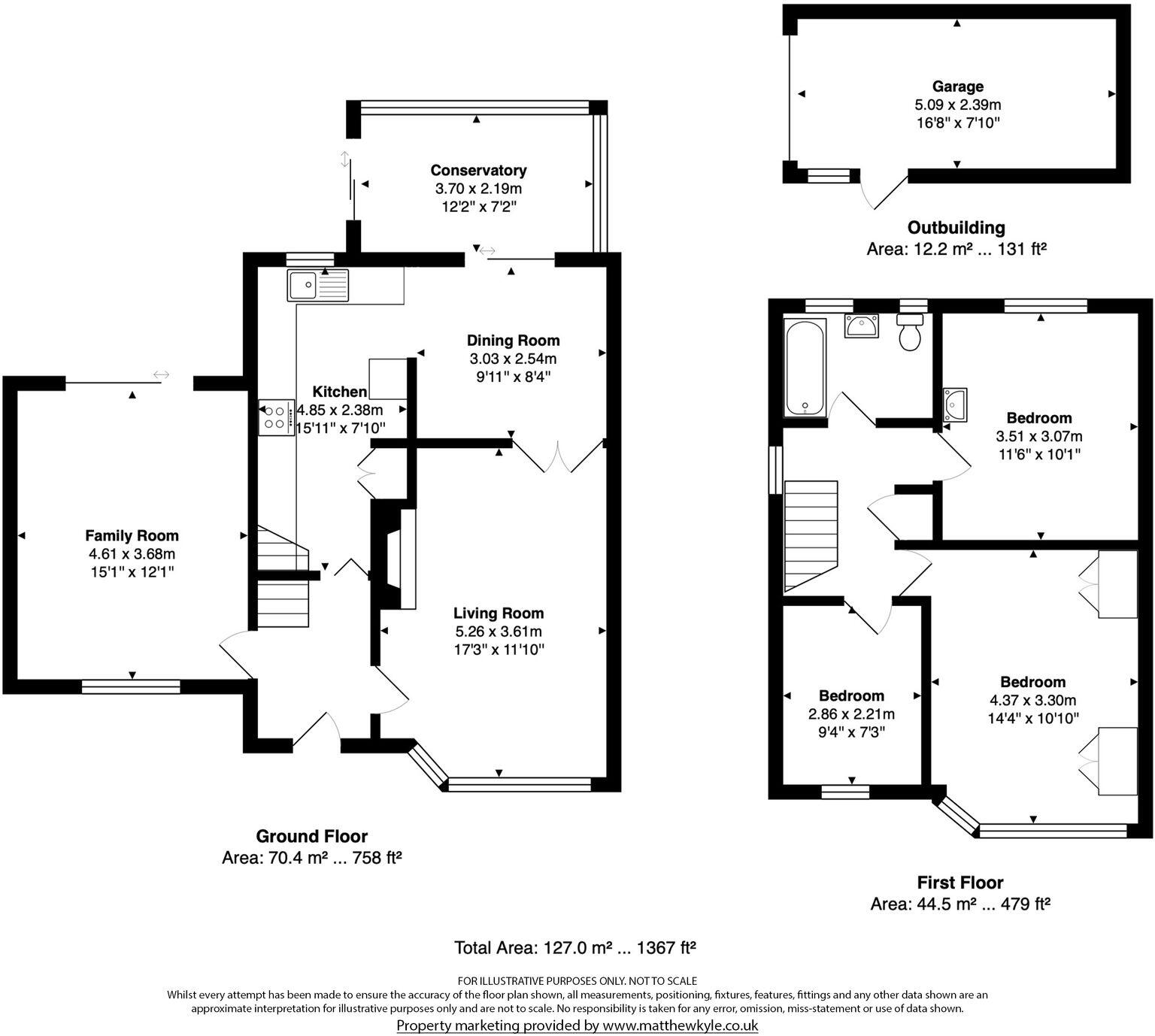 Rockfield Avenue, Ware, SG12 floorplan