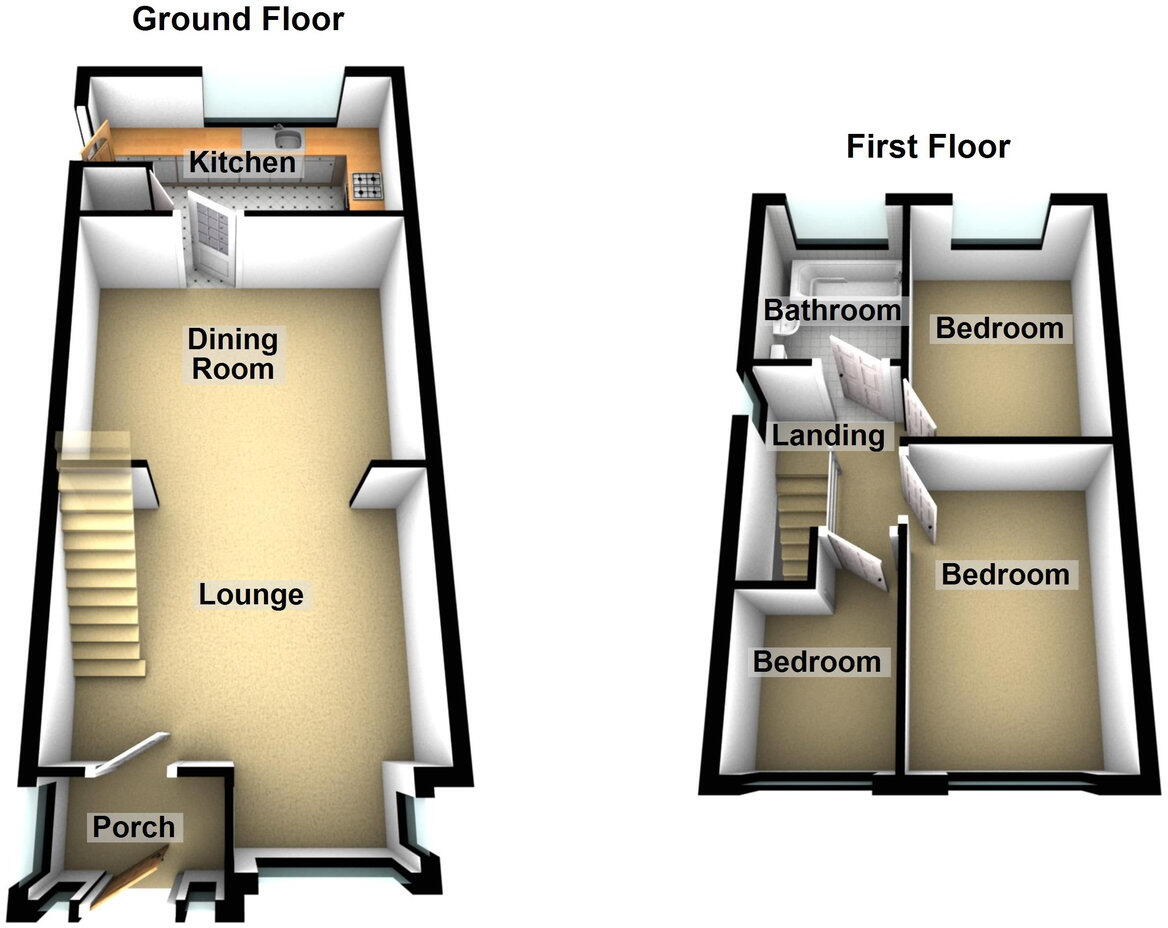 4 Albany Street, Watersheddings, Oldham OL4 2NT floorplan