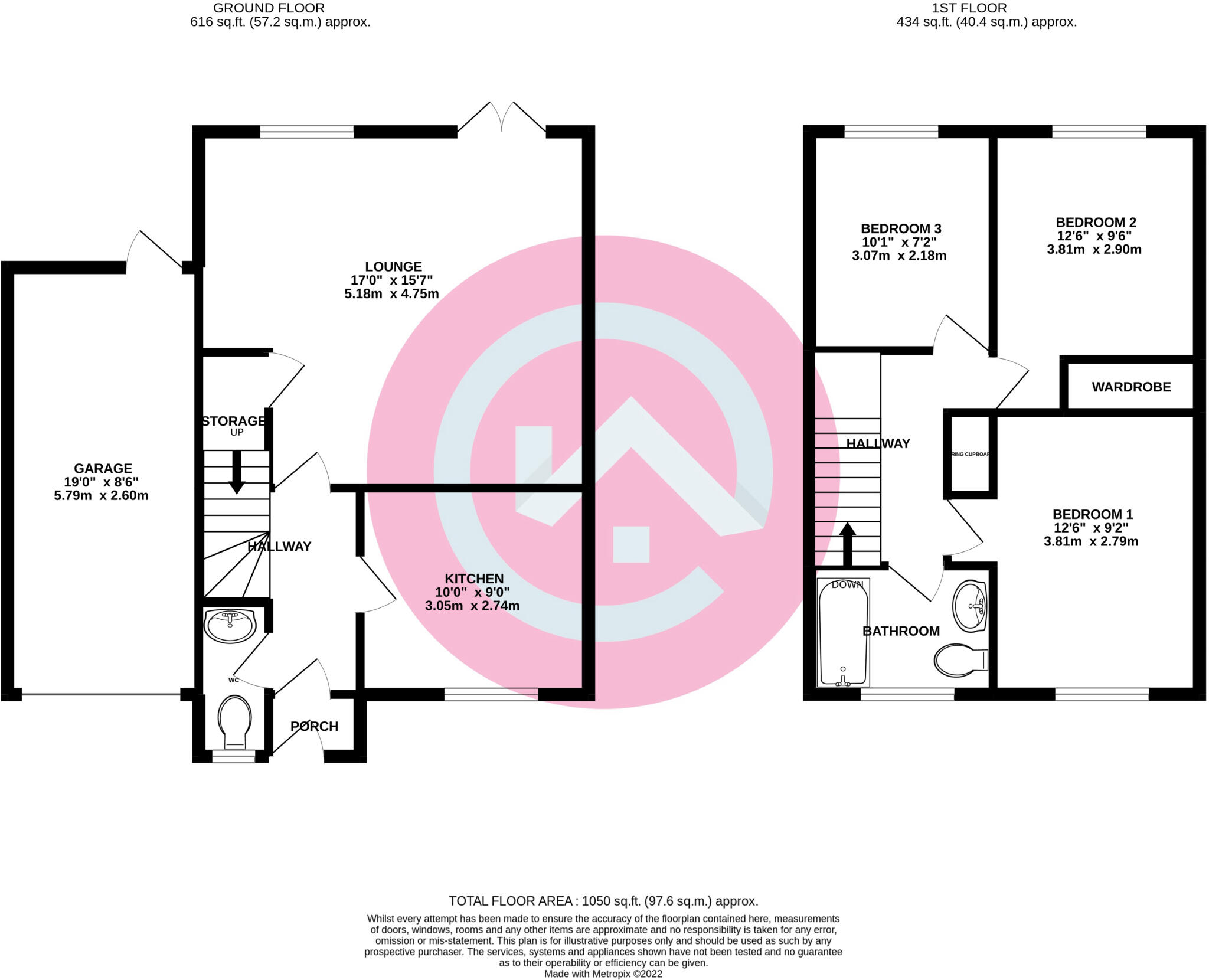 Walmer Road, Woodley, RG5 4PN floorplan